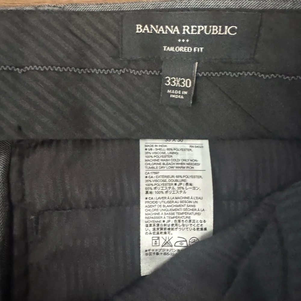 BANANA REPUBLIC‎ Tailored Fit 33x30